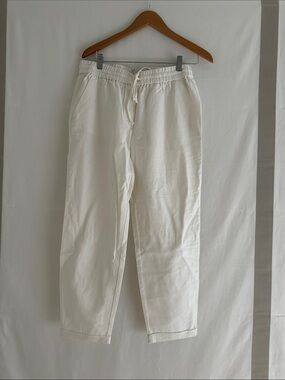 J.Crew Casual Drawstring Pants in White